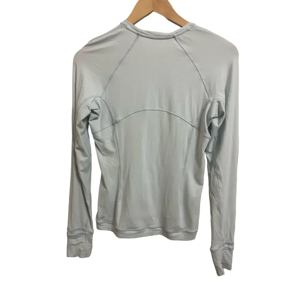 Lululemon Its Rulu Run‎ Long Sleeve Shirt Delicate Mint size 6 $88